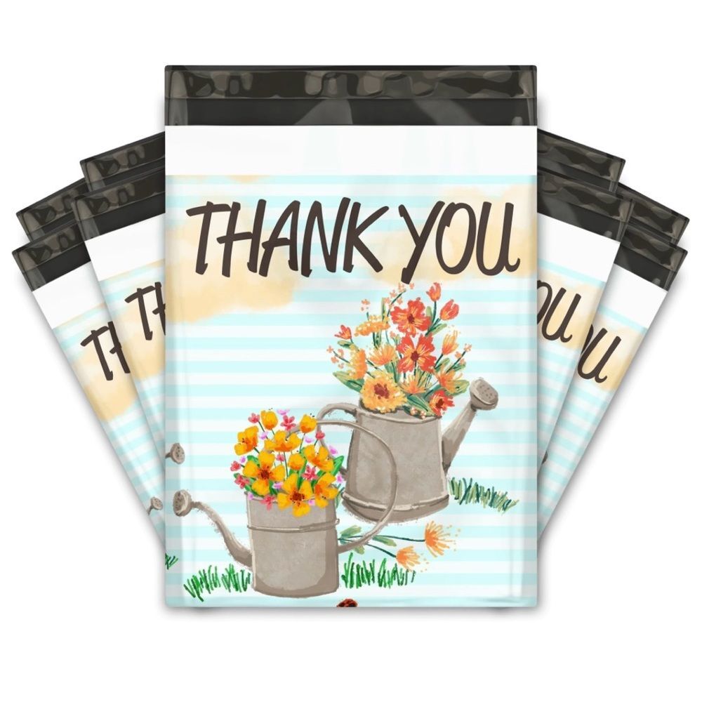 25 CT 10x13 Watering Can Poly Mailers Premium Bags